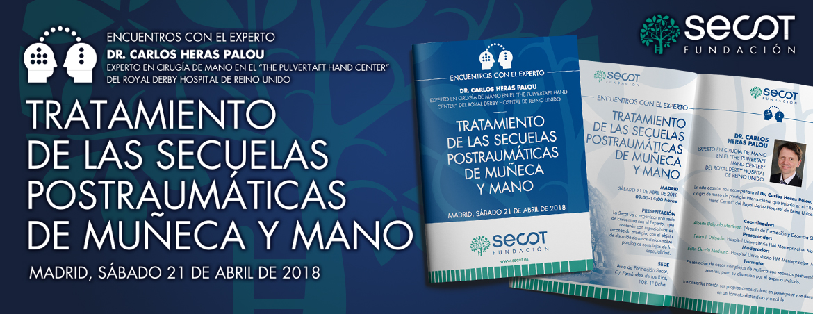 ENCUENTRO CON EL EXPERTO. TRATAMIENTO DE LAS SECUELAS POSTRAUMÁTICAS DE MUÑECA Y MANO